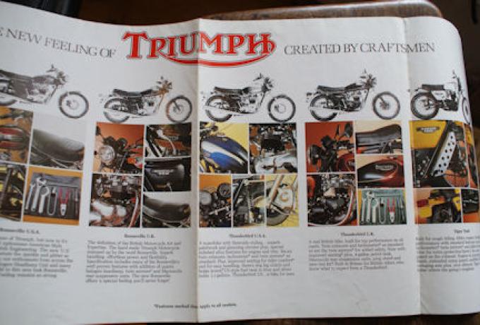 Triumph 'The new feeling of Triumph created by Craftsmen, Prospekt