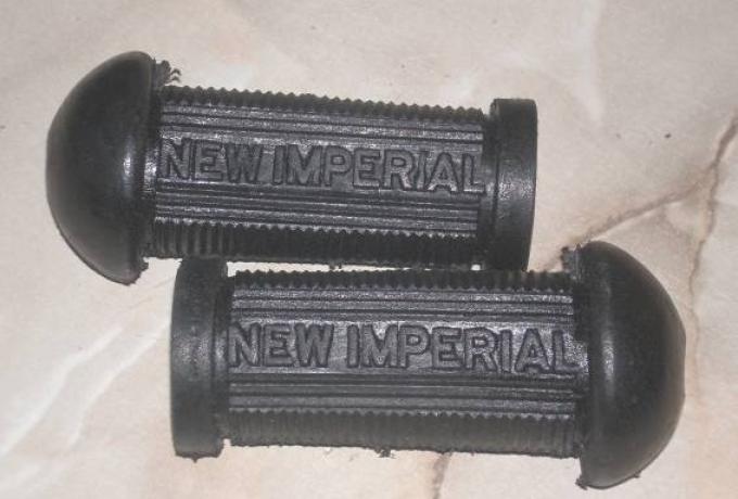 New Imperial Footrest Rubbers Front or Rear /Pair