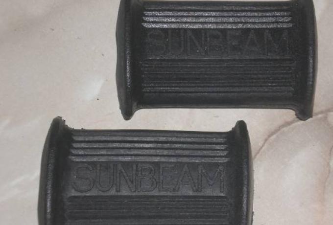Sunbeam S7/S8 Front Footrest Rubbers /Pair