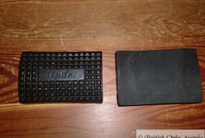 Zenith Fußrastgummi flach 1926/7 Paar