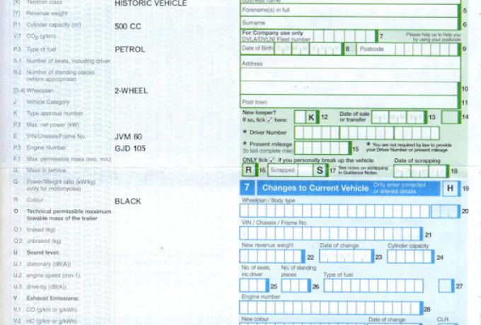 Excelsior Manxman 500cc 