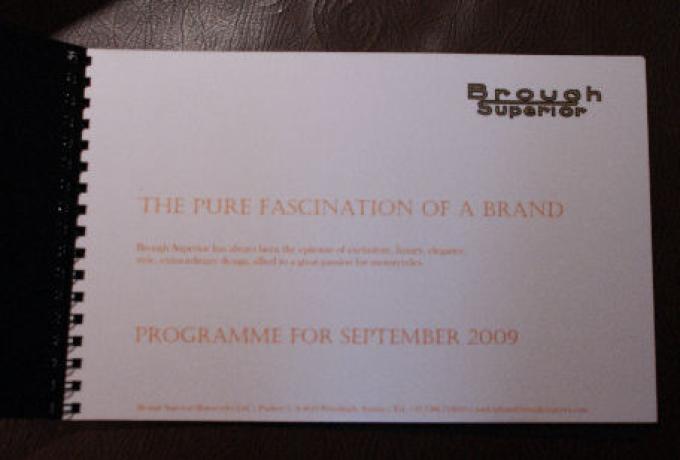 Brough Superior Catalogue 2009