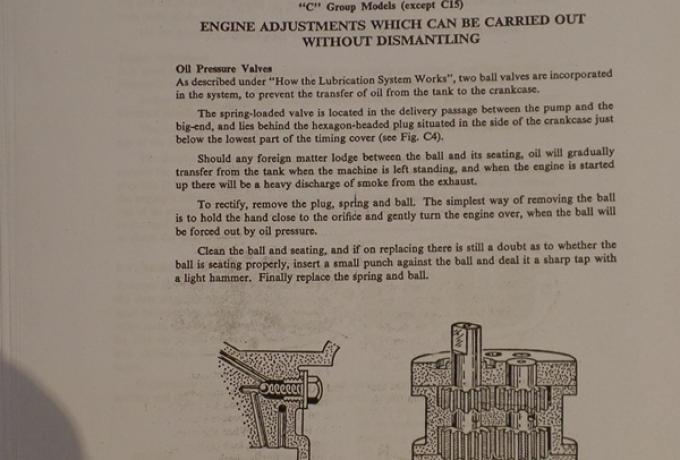 BSA Service Sheet 250 OHV C11G and C12/Copy