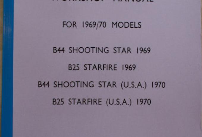 BSA Workshop Manual 1969/70