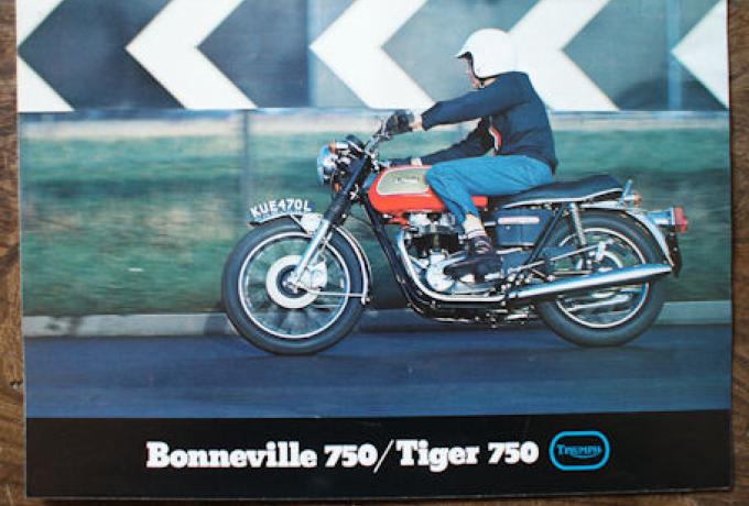 Triumph Bonneville 750/Tiger 750, Prospekt