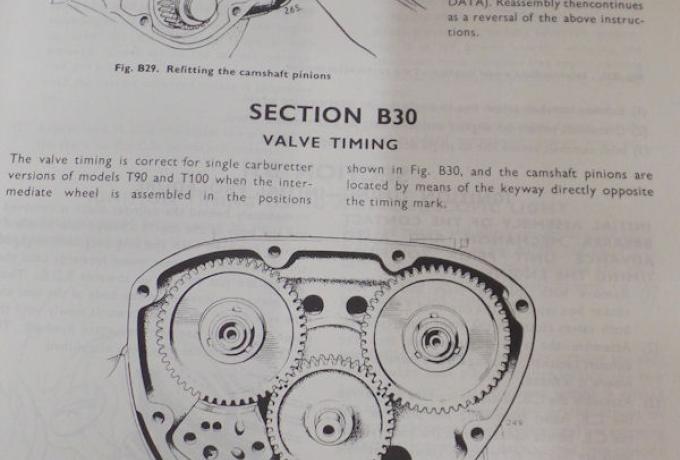 Triumph Workshop Manual, Reparaturanleitung 350ccm und 500ccm Twins