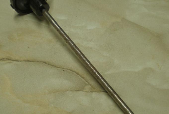 BSA B31/A10 Lenkungsdämpferstange mit Lenkungsdämpferknopf