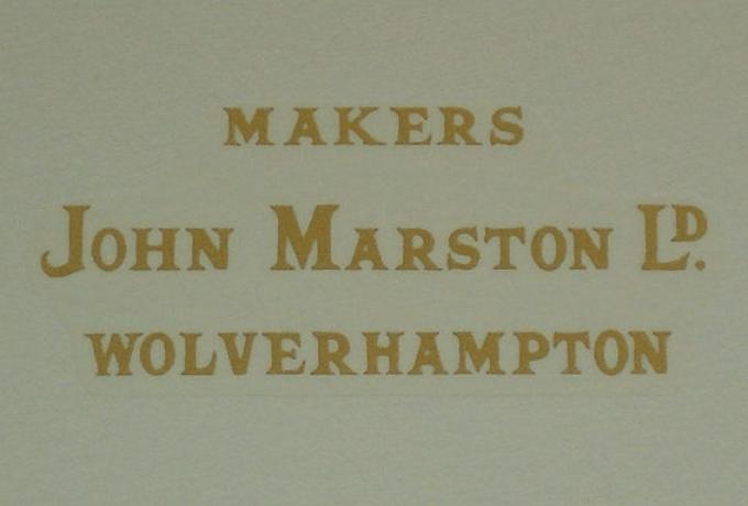 Sunbeam Transfer for Headstock, all years