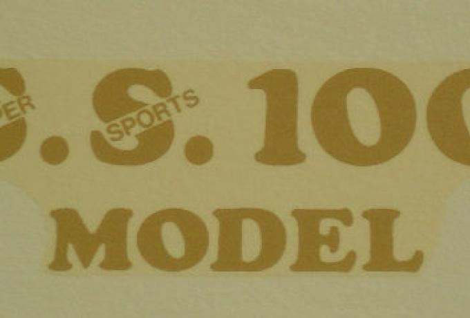 Abziehbild für verschiedene Anbringungsstellen Brough Superior, 1923/27