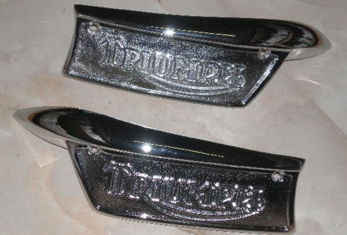 Triumph Tank Badge Cast in Metal /Pair