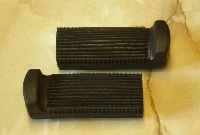 Velocette Footrest Rubbers rear /Pair fits into channel
