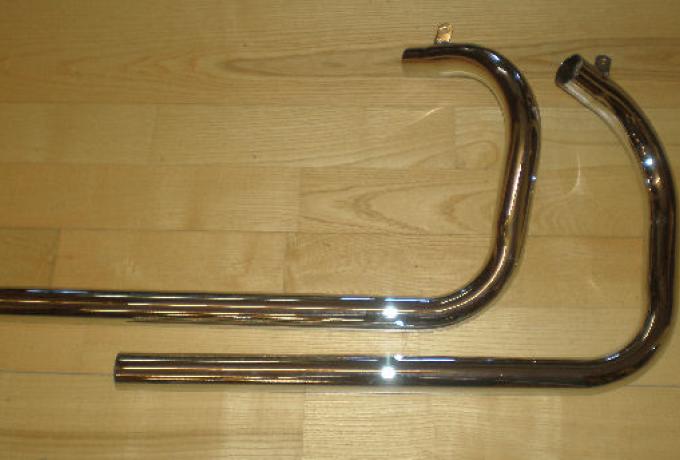 BSA Blue Star Auspuffrohre/Auspuffkrümmer 1 3/4" /Paar