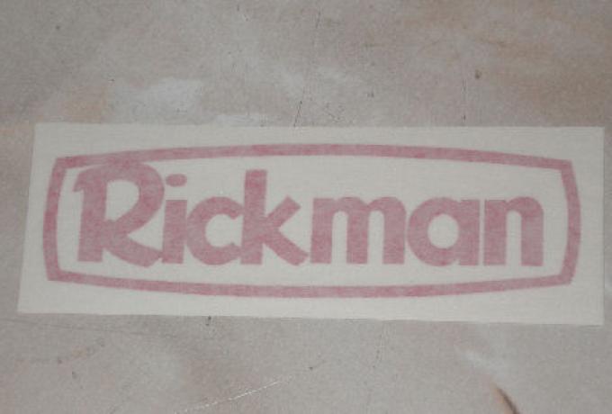Rickman Sticker for Tank 1960's 