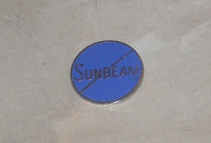 Sunbeam Lapel Badge round, blue