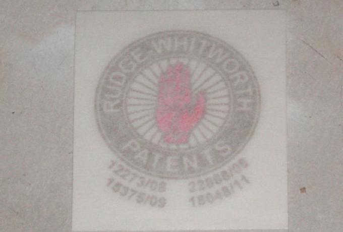 Rudge Sticker for Wheel 1920's