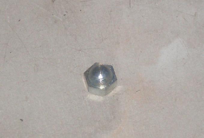 BSA Hutmutter für Kipphebelabdeckung 1/4" x 26TPI/CEI Zink