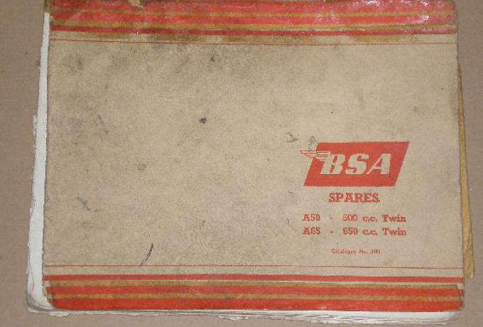 BSA Spares- A50-500c.c Twin