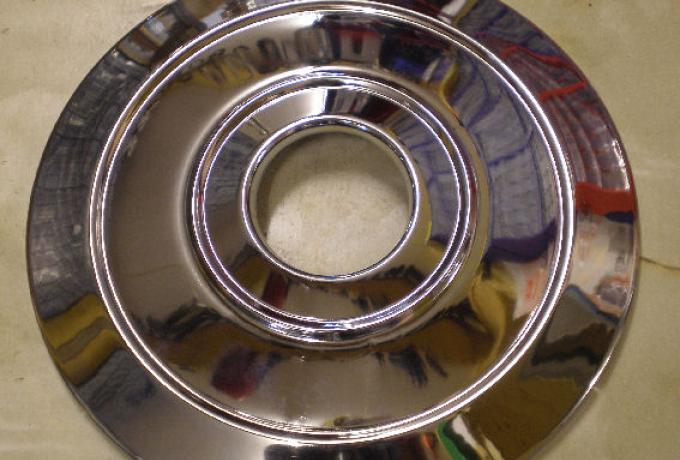 Triumph Radnabenabdeckung vorne 8" TR6, T120