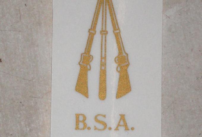 BSA Transfer Trademark 650cc gold