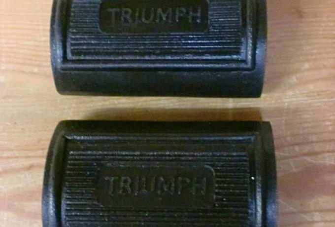 Triumph Footrest Rubbers Pedal Type /Pair