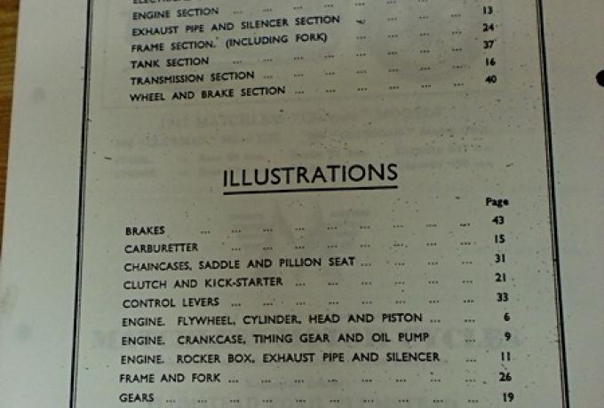 Matchless Spares List 1947 Kopie