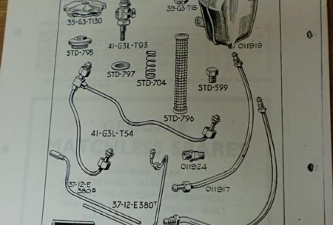 Matchless Spares List 1947 Copy