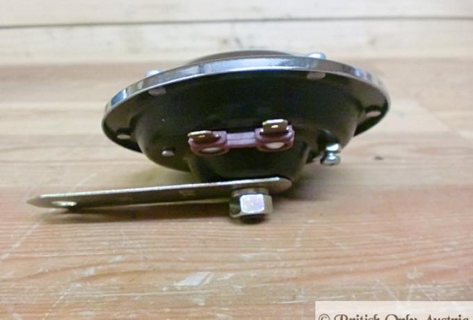 Horn 6 V 100 mm Diam. chromed with Grill