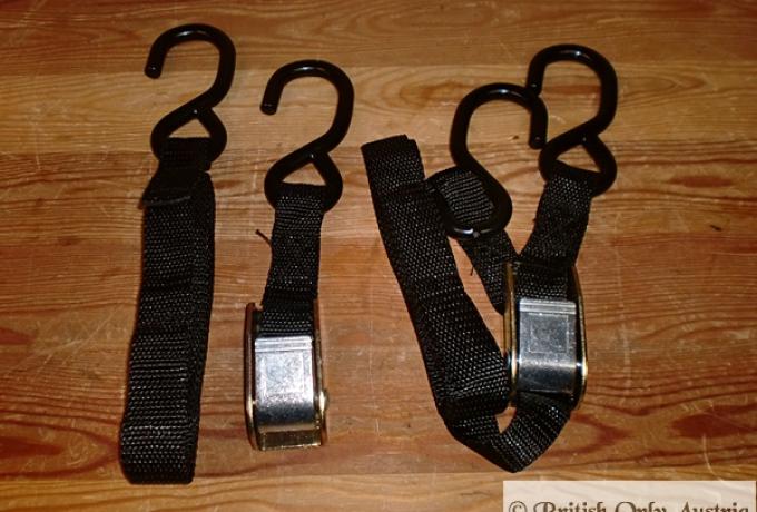Motorcycle Tie Down Strap 1" x 2 Meter / Set 2 pieces. For Motorcycle Transport.