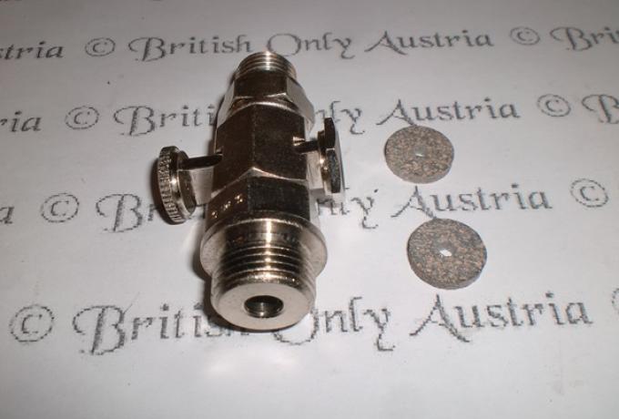 Benzinhahn 3/8" BSP: 1/4" ohne Filter