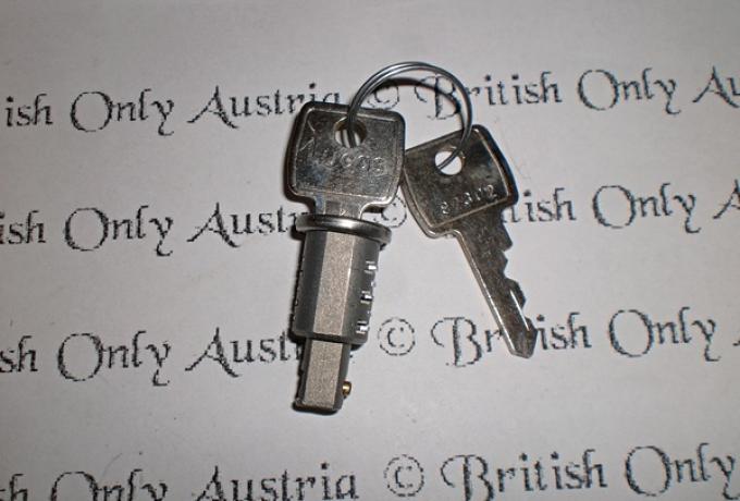 BSA/Norton/Triumph Lock & Key for Ignition Switch, Genuine Lucas NOS