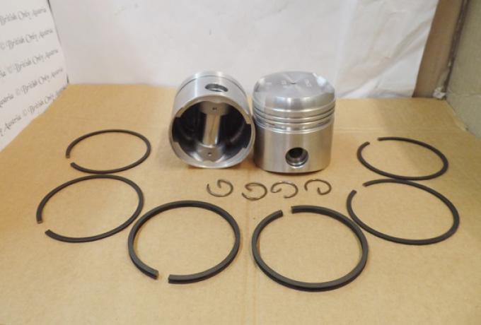 Ajs/Matchless 650cc Twin Pistons/Pair STD. 8.5 to 1.