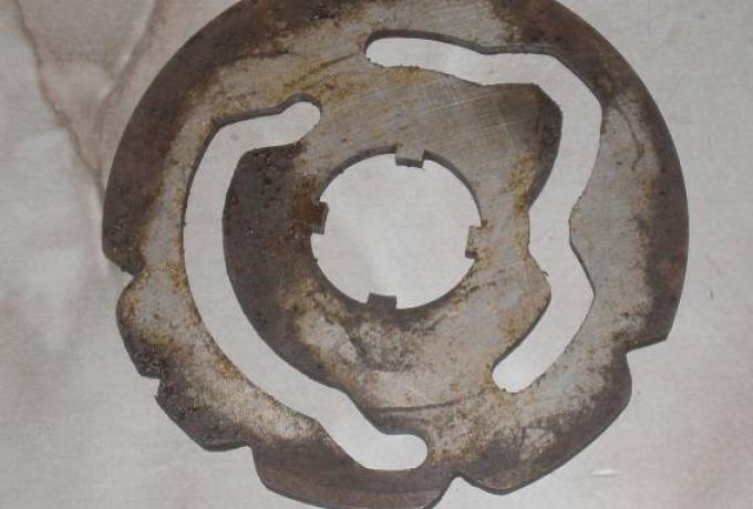 Velocette Achsplatte