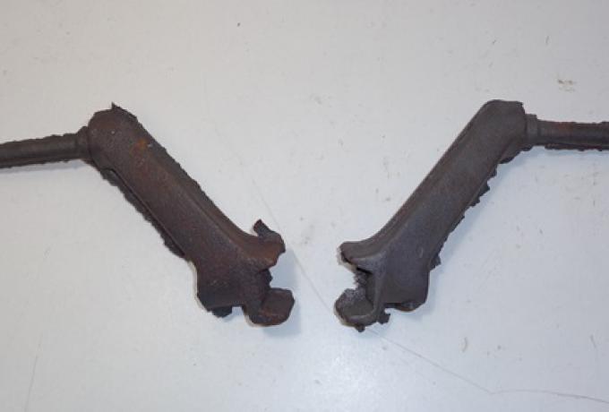 Brough Superior Fußrasten Gußteil / Paar