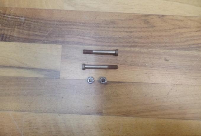 BSA/Triumph Pleuelbolzen mit Mutter  /Set