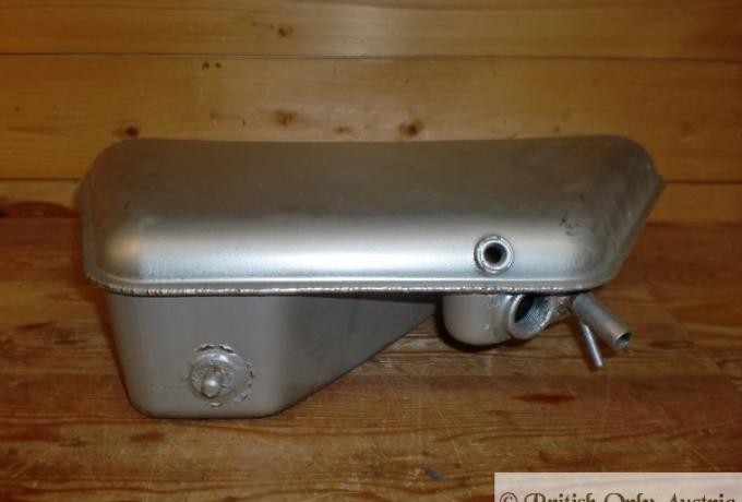 Norton Commando 750 ccm Fastback Öltank, Original, NOS, NOT INDIAN