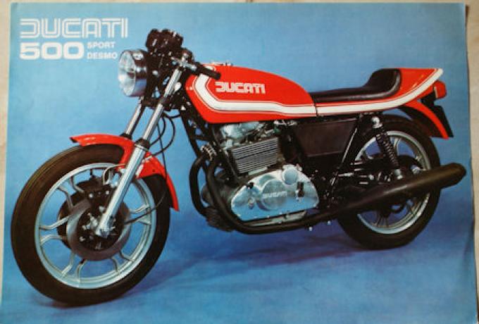 Ducati 500 Sport Desmo, Poster A4
