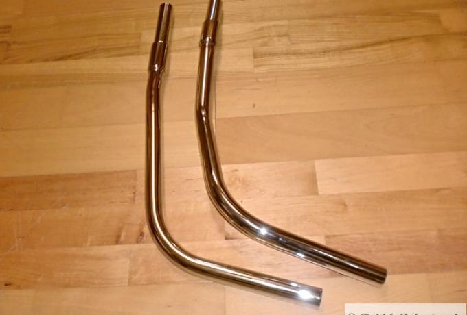 Triumph T150V Exhaust pipes from 1973- on /Pair