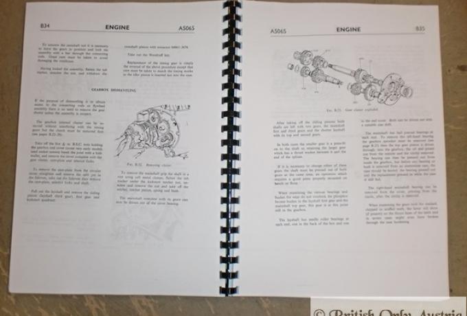 BSA Workshop Manual A50/A65 1962-65