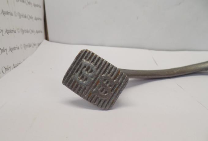 Brough Superior Brake Pedal Square Pad LHS 