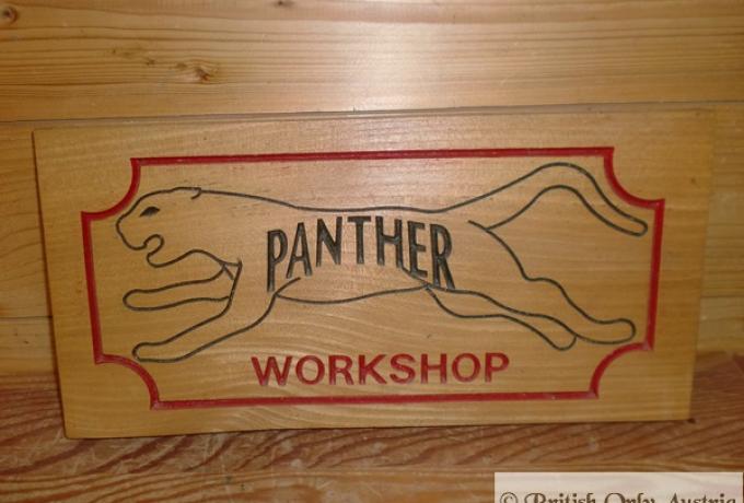 Panther wooden sign