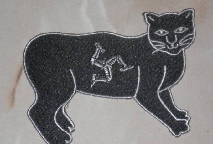 Manx-Cat Sew on Badge Isle of Man 