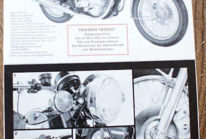 Triumph Trident 750, Prospekt