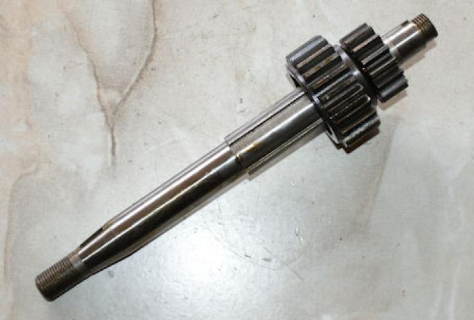 Triumph T100 Mainshaft with 2 Gears (16/24T.) 1967-74