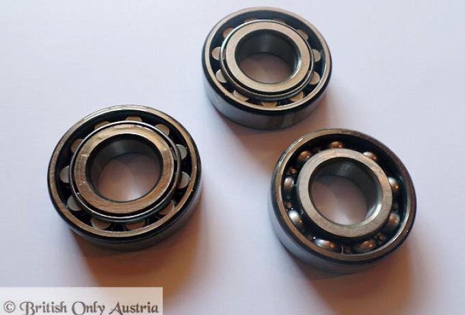 Norton 16H, ES2, Mod. 18 Kurbelwellen Lager Set 1937-46