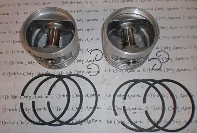 JAP J.A.P. Zweizylinder Kolben 500ccm OHV STD. / Paar