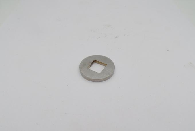 Velocette Square Hole Washer for Footrest Bar Stainless
