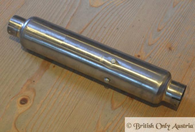 Rudge Ulster High Level 1 3/4" - 44mm Silencer unplated