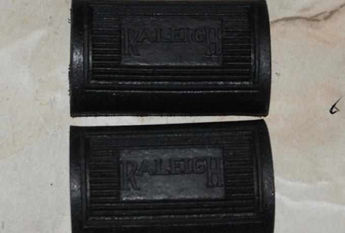 Raleigh Footrest Pedal Rubber /Pair with Logo