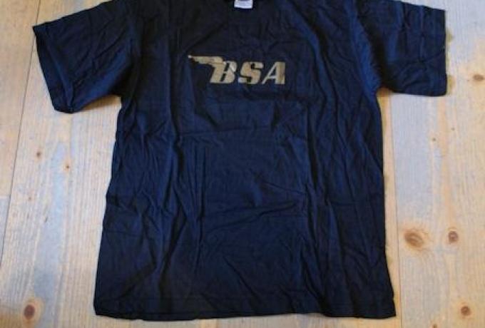 BSA T-Shirt schwarz-gold /M