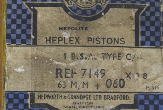 BSA Kolben NOS 1937/9 250 ccm +60